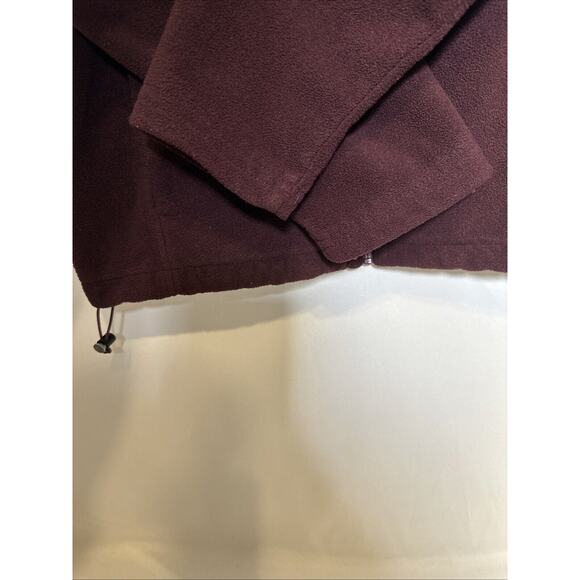 Champion Performance Men’s Maroon & Black Zip Up Fleece Jacket Size Large - Picture 4 of 7